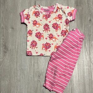Hatley Pink Tiger Print Kids Pajamas